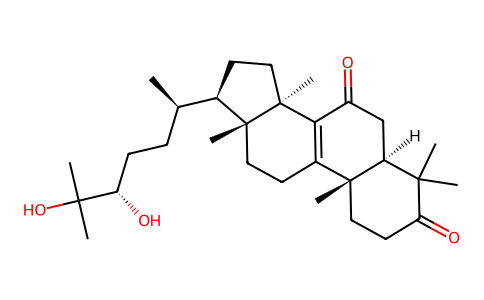 Lanost-8-ene-3,7-dione, 24,25-dihydroxy-, (24S)- 217476-73-8
